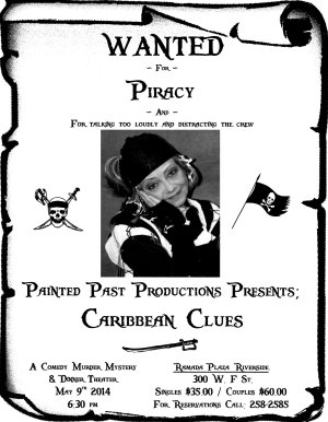 Mr White wanted poster